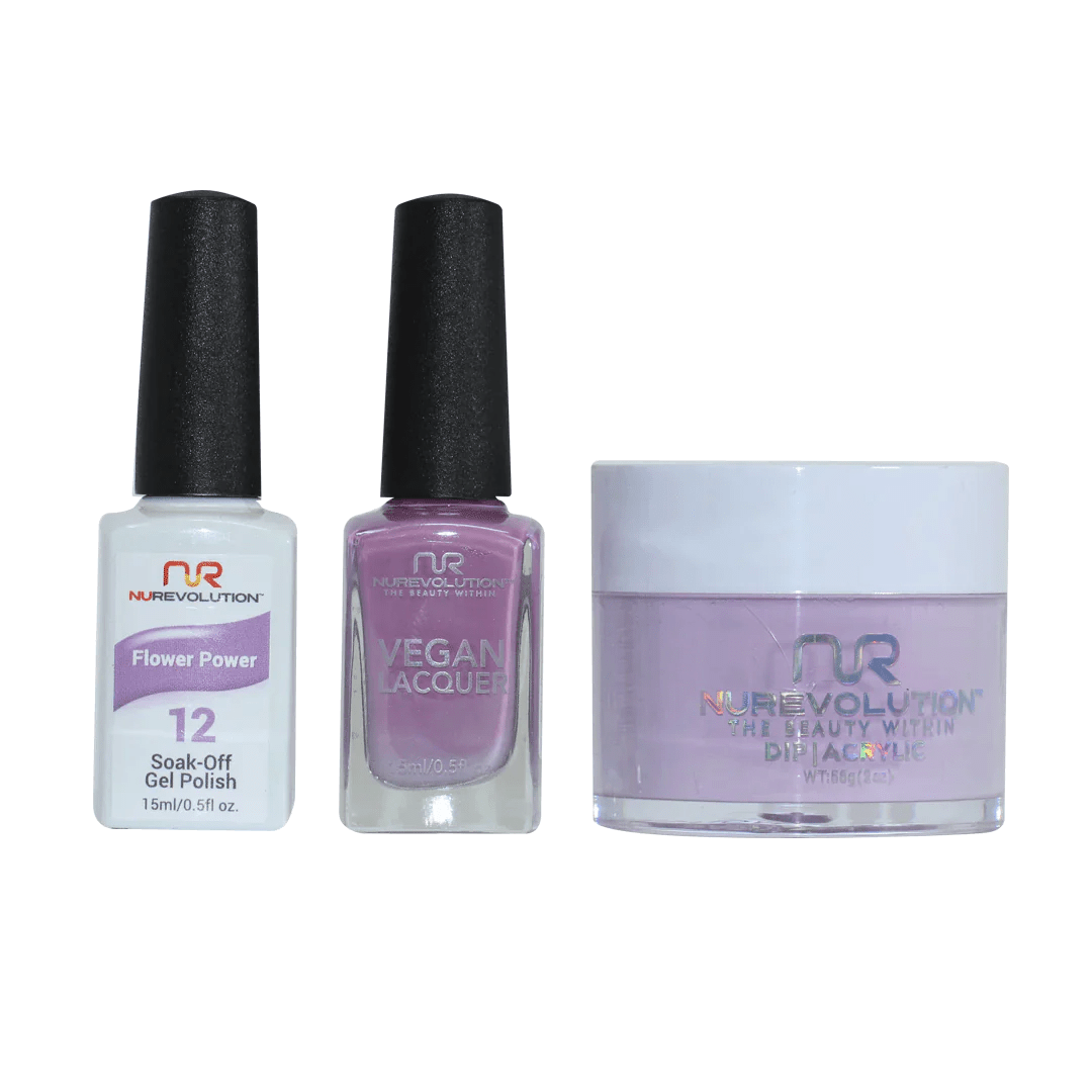 NuRevolution Trio set 012 Flower Power - EMOI SUPPLY