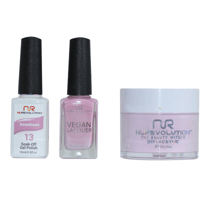 NuRevolution Trio set 013 Sweetheart - EMOI SUPPLY