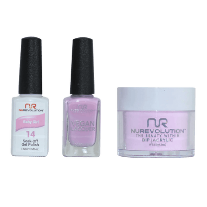 NuRevolution Trio set 014 Baby Girl - EMOI SUPPLY