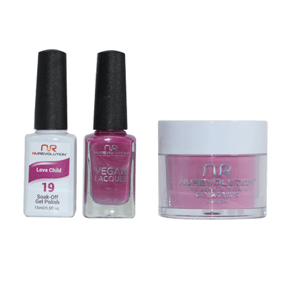 NuRevolution Trio set 019 Love Child - EMOI SUPPLY