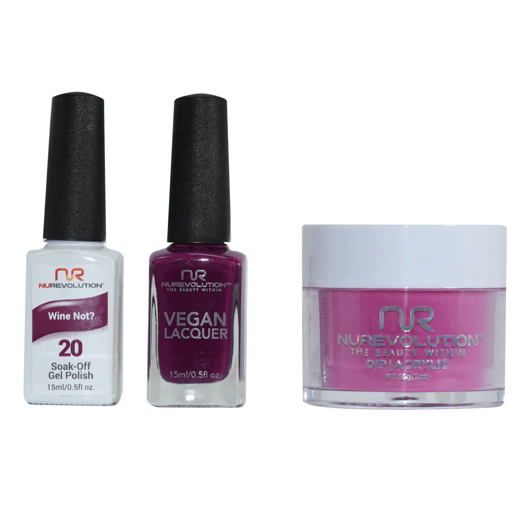 NuRevolution Trio set 020 Wine Not? - EMOI SUPPLY