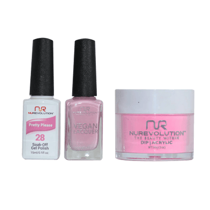 NuRevolution Trio set 028 Pretty Please - EMOI SUPPLY
