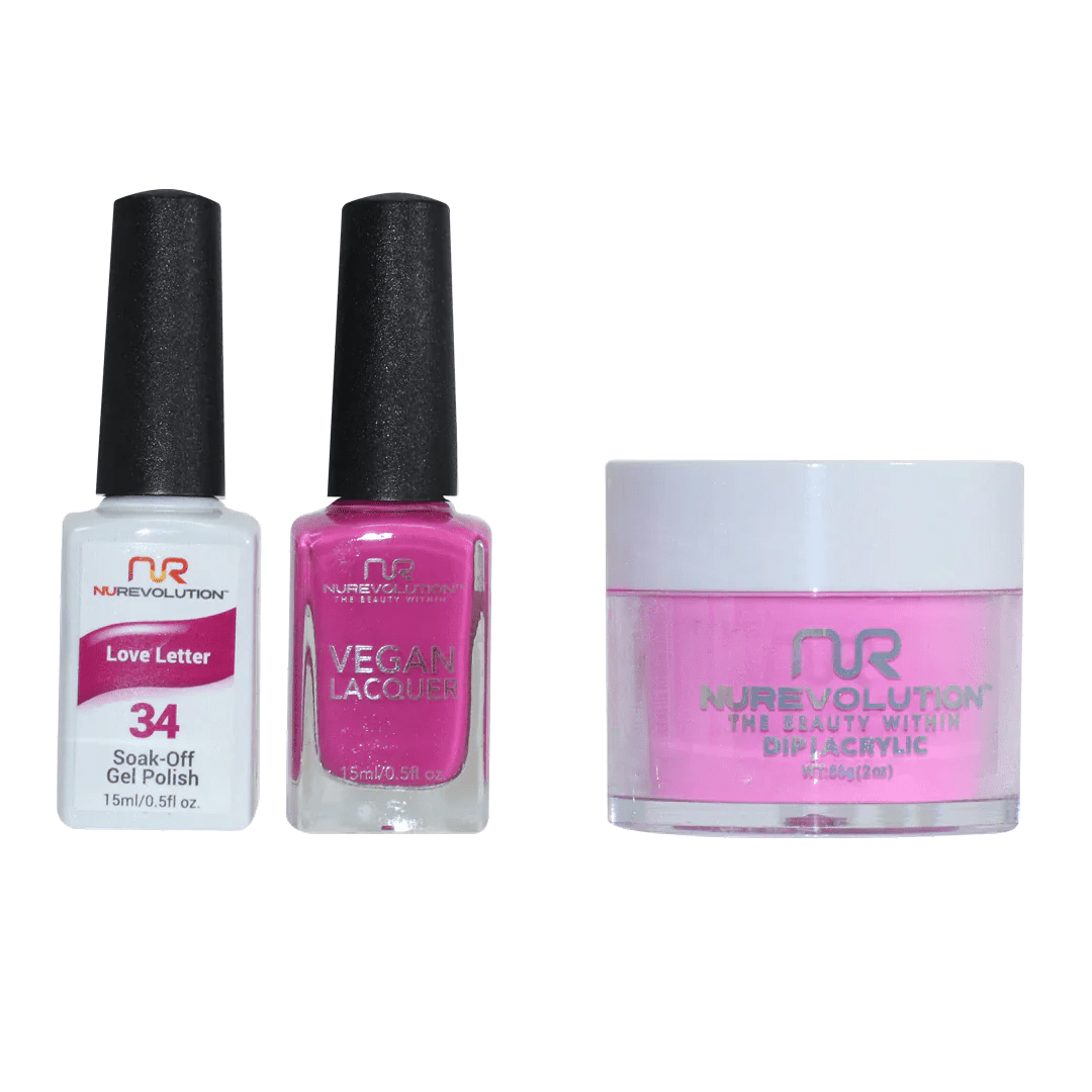 NuRevolution Trio set 034 Love Letter - EMOI SUPPLY