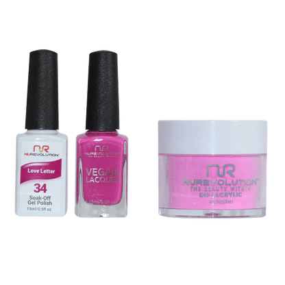 NuRevolution Trio set 034 Love Letter - EMOI SUPPLY