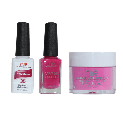 NuRevolution Trio set 035 Rosy Cheeks - EMOI SUPPLY