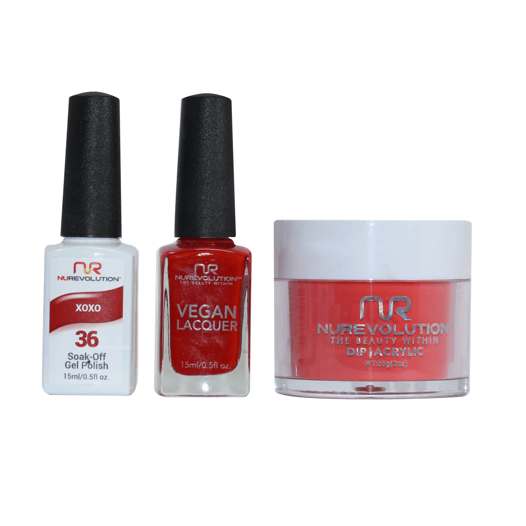 NuRevolution Trio set 036 XOXO - EMOI SUPPLY