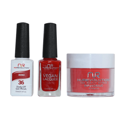NuRevolution Trio set 036 XOXO - EMOI SUPPLY