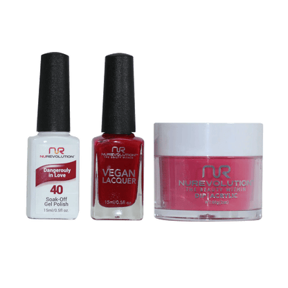 NuRevolution Trio set 040 Dangerously in Love - EMOI SUPPLY