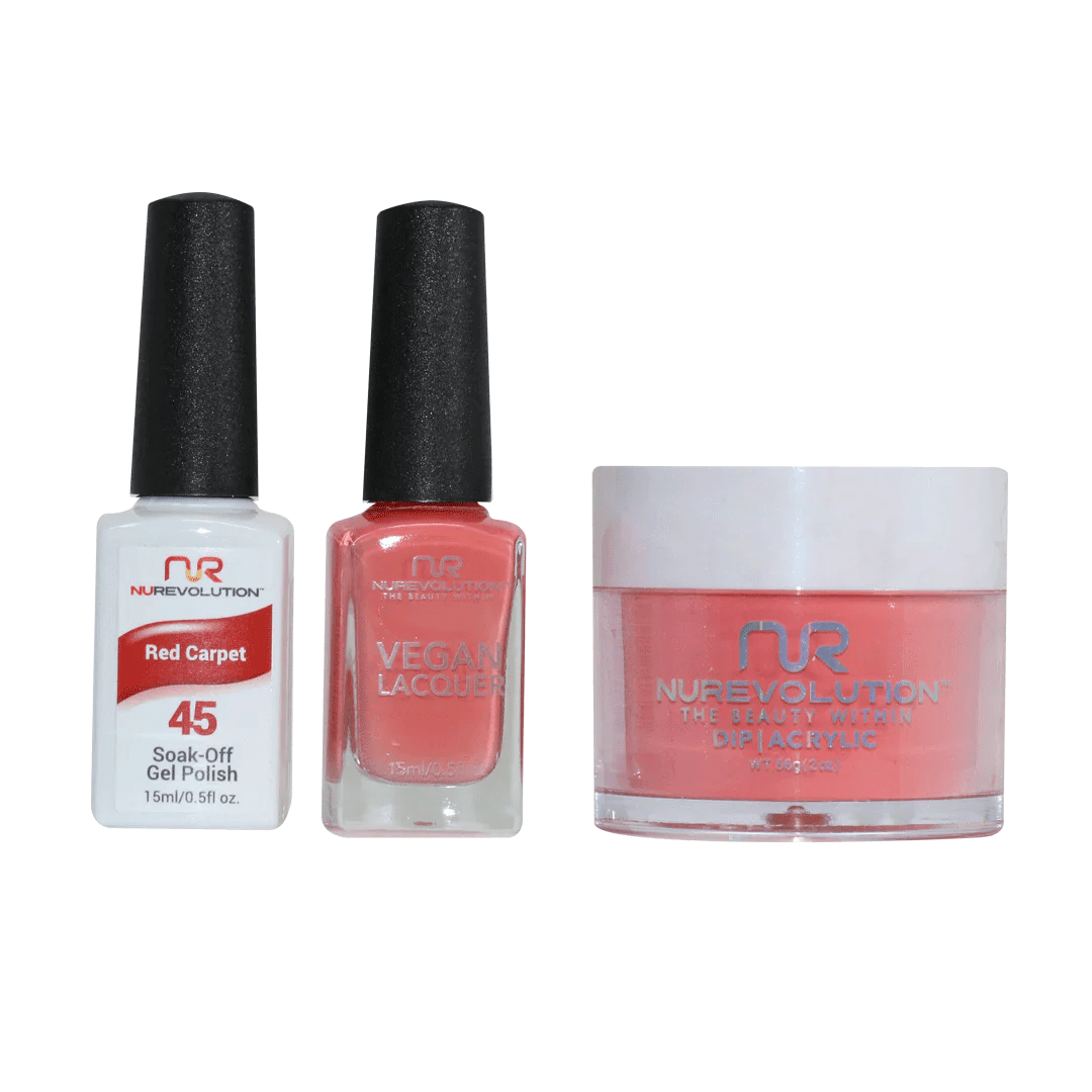 NuRevolution Trio set 045 Red Carpet - EMOI SUPPLY