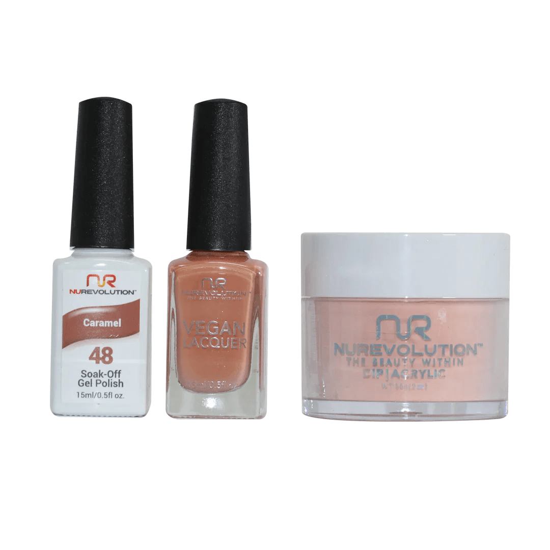 NuRevolution Trio set 048 Caramel - EMOI SUPPLY