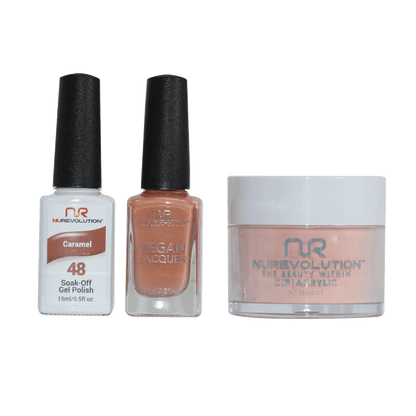 NuRevolution Trio set 048 Caramel - EMOI SUPPLY