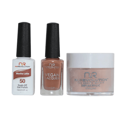 NuRevolution Trio set 050 Mocha Latte - EMOI SUPPLY