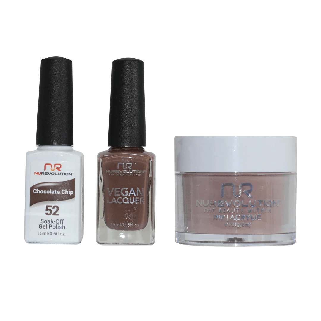 NuRevolution Trio set 052 Chocolate Chip - EMOI SUPPLY