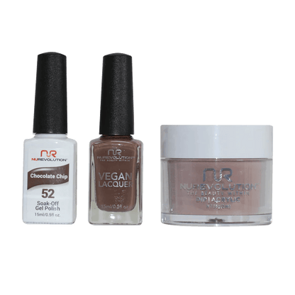 NuRevolution Trio set 052 Chocolate Chip - EMOI SUPPLY