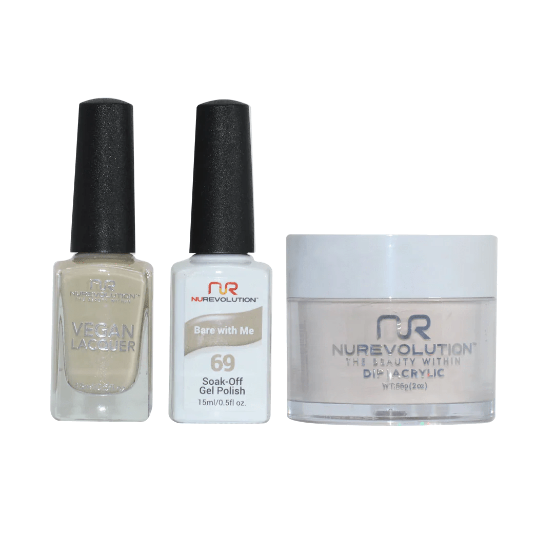 NuRevolution Trio set 069 Bare With Me - EMOI SUPPLY