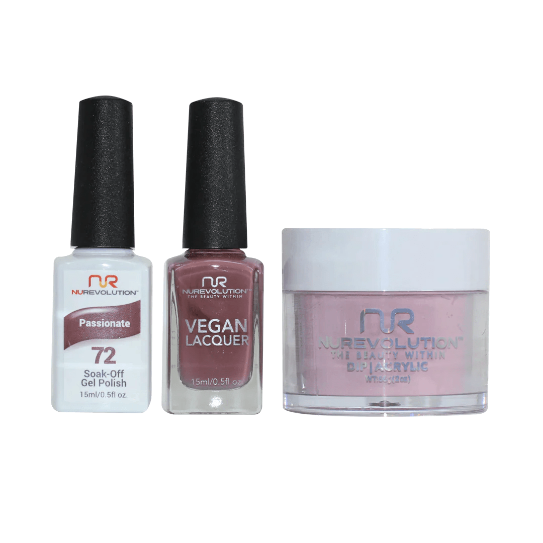 NuRevolution Trio set 072 Passionate - EMOI SUPPLY