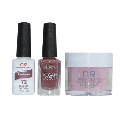 NuRevolution Trio set 072 Passionate - EMOI SUPPLY