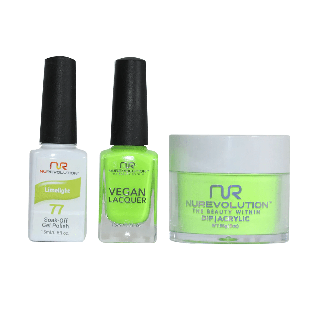 NuRevolution Trio set 077 Limelight - EMOI SUPPLY
