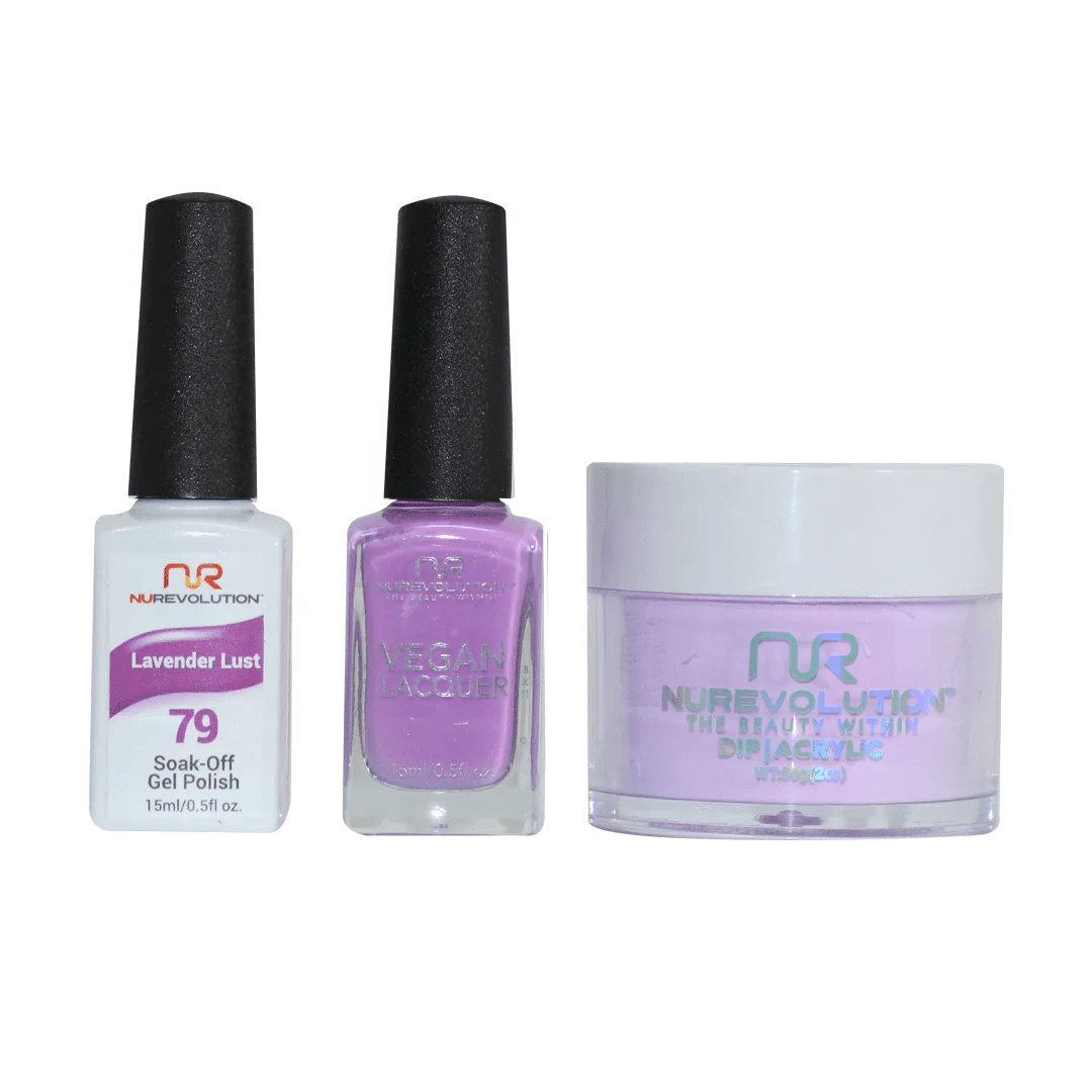 NuRevolution Trio set 079 Lavender Lust - EMOI SUPPLY