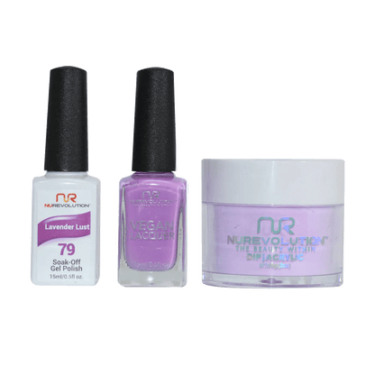 NuRevolution Trio set 079 Lavender Lust - EMOI SUPPLY
