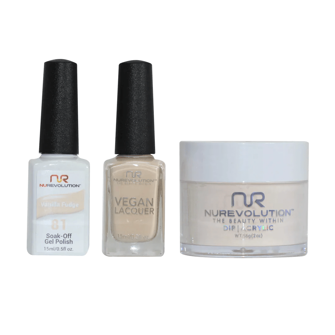 NuRevolution Trio set 081 Vanilla Fudge - EMOI SUPPLY