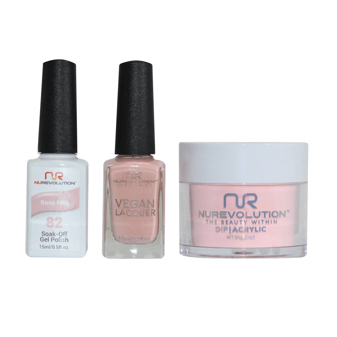 NuRevolution Trio set 082 Rose Milk - EMOI SUPPLY