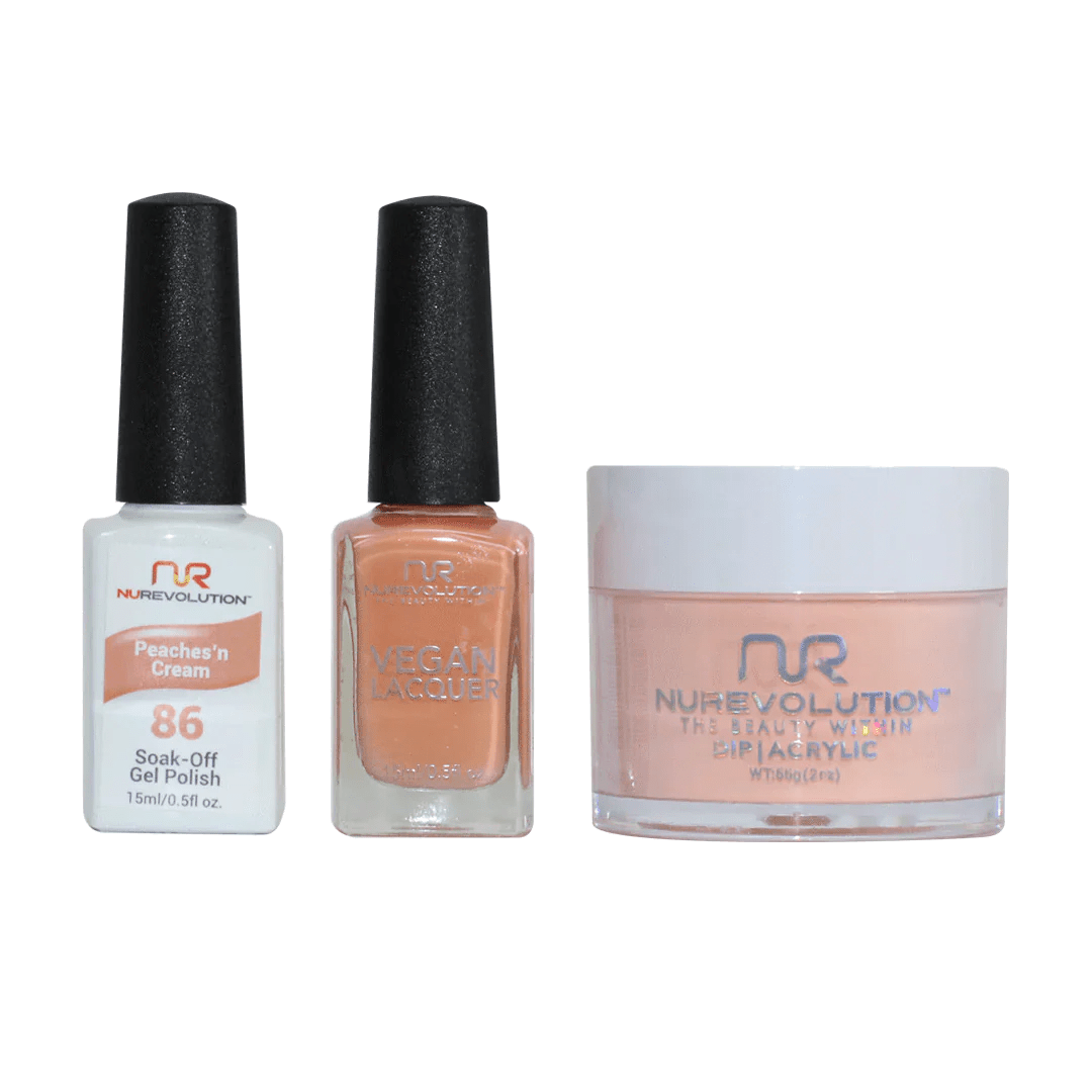 NuRevolution Trio set 086 Peaches&