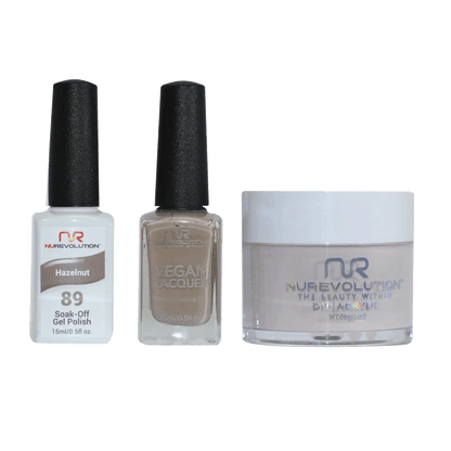 NuRevolution Trio set 089 Hazelnut - EMOI SUPPLY