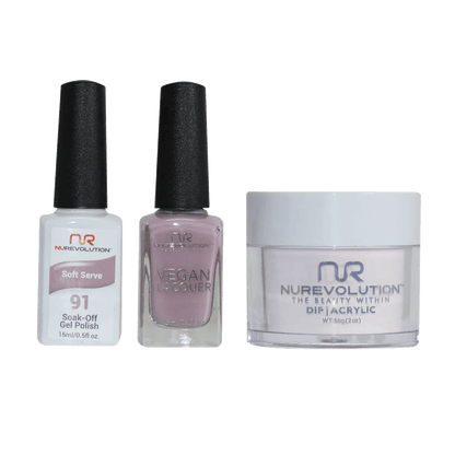 NuRevolution Trio set 091 Soft Serve - EMOI SUPPLY