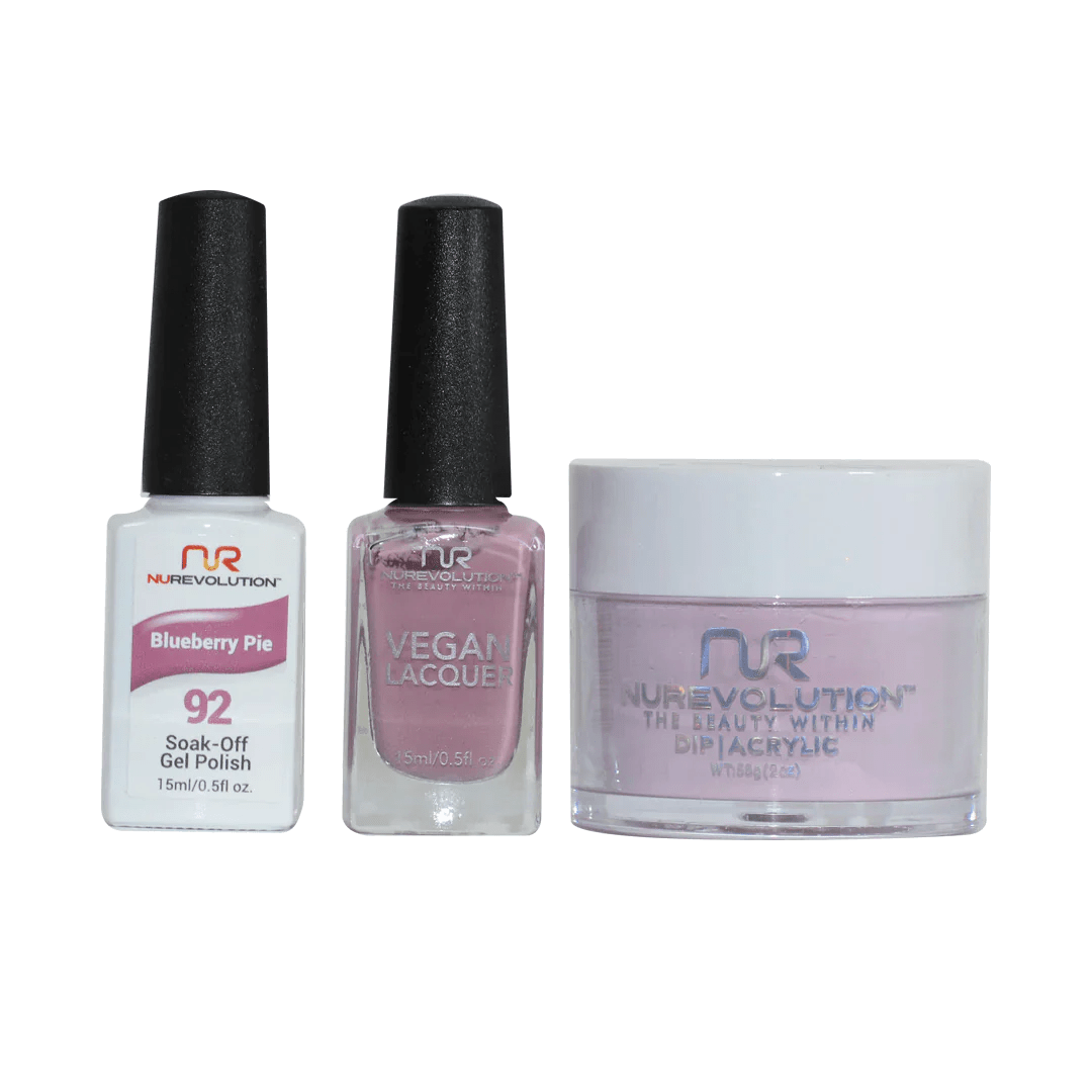 NuRevolution Trio set 092 Blueberry Pie - EMOI SUPPLY