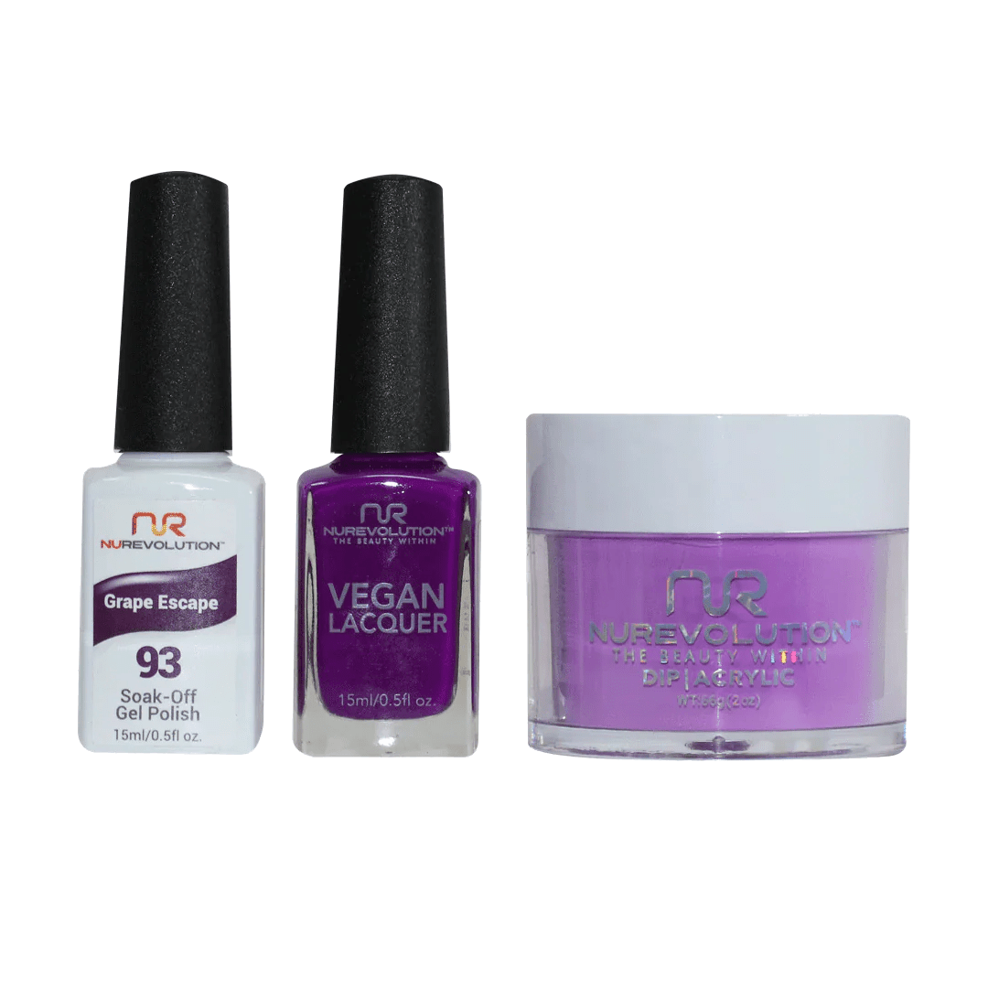 NuRevolution Trio set 093 Grape Excape - EMOI SUPPLY