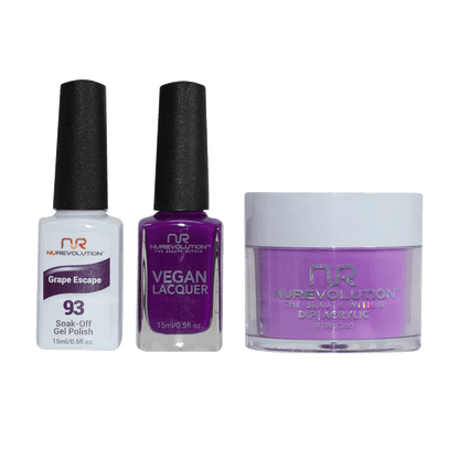 NuRevolution Trio set 093 Grape Excape - EMOI SUPPLY