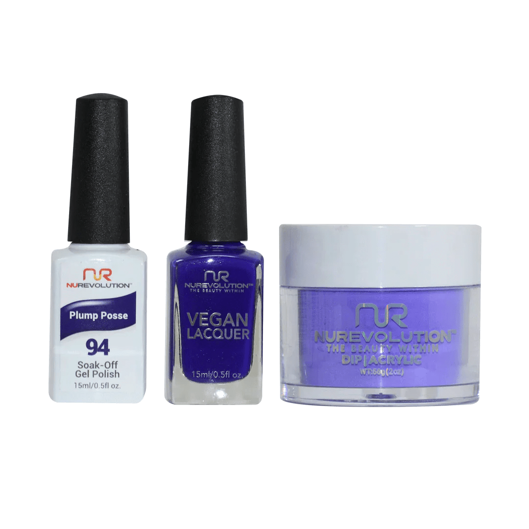 NuRevolution Trio set 094 Plum Posse - EMOI SUPPLY