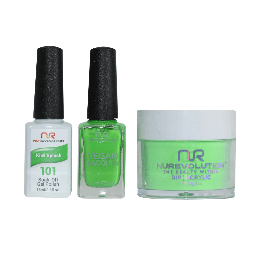 NuRevolution Trio set 101 Kiwi Splash - EMOI SUPPLY
