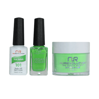 NuRevolution Trio set 101 Kiwi Splash - EMOI SUPPLY