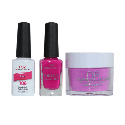 NuRevolution Trio set 106 Lush - EMOI SUPPLY