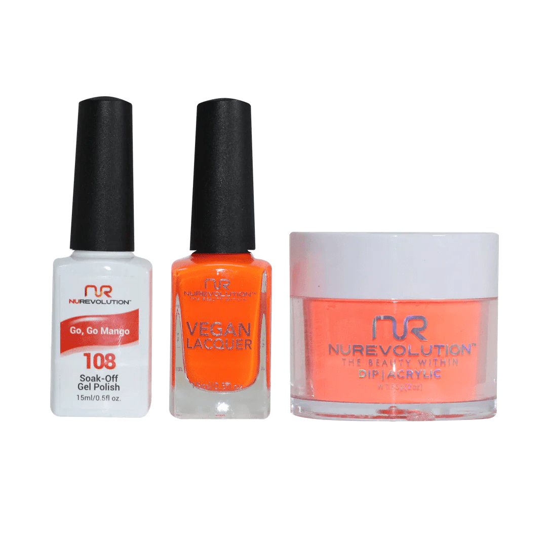 NuRevolution Trio set 108 Go, Go Mango - EMOI SUPPLY