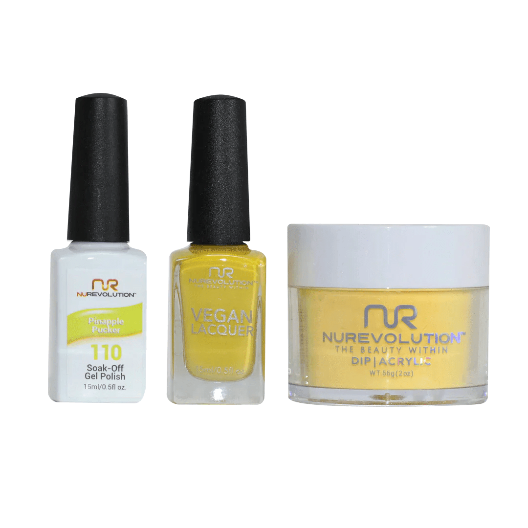 NuRevolution Trio set 110 Pineapple Pucker - EMOI SUPPLY