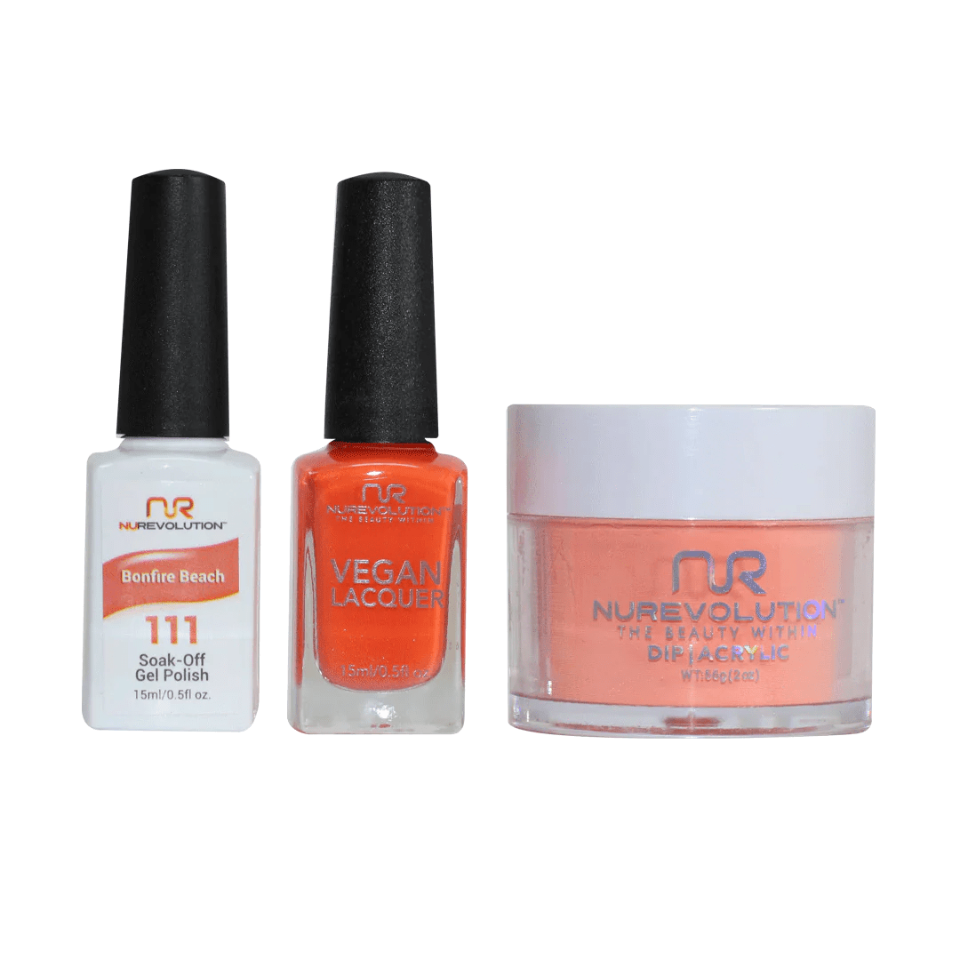 NuRevolution Trio set 111 Bonfire Beach - EMOI SUPPLY