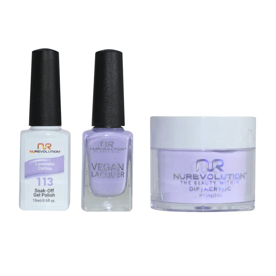 NuRevolution Trio set 113 Lavender cotton - EMOI SUPPLY