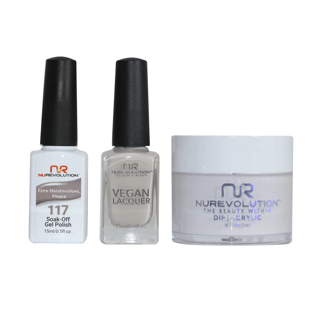 NuRevolution Trio set 117 Extra Marshmallow, Please - EMOI SUPPLY