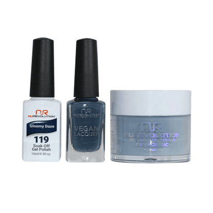 NuRevolution Trio set 119 Gloomy Daze - EMOI SUPPLY