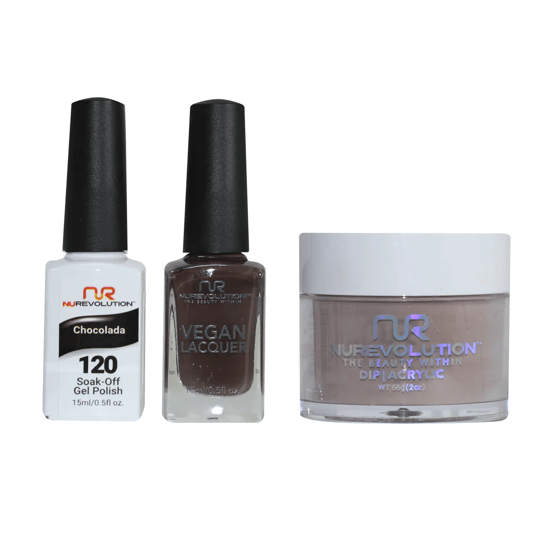 NuRevolution Trio set 120 Chocolada - EMOI SUPPLY