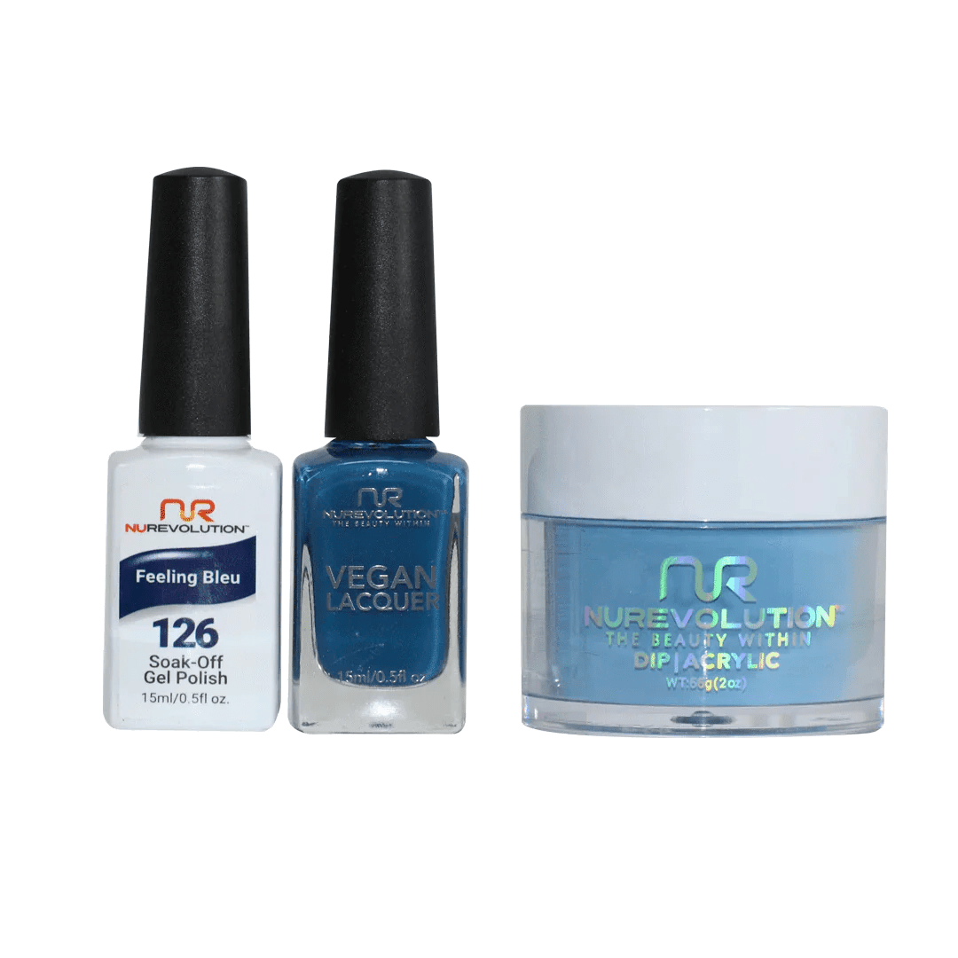 NuRevolution Trio set 126 Feeling Blue - EMOI SUPPLY