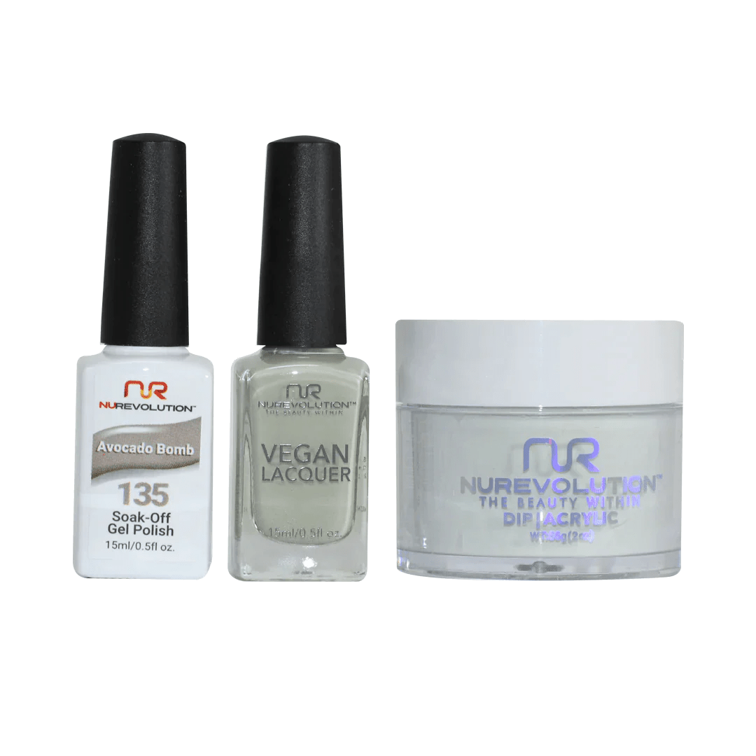 NuRevolution Trio set 135 Avocado Bomb - EMOI SUPPLY