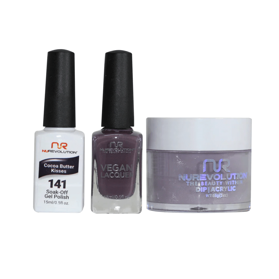 NuRevolution Trio set 141 Cocoa Butter Kisses - EMOI SUPPLY
