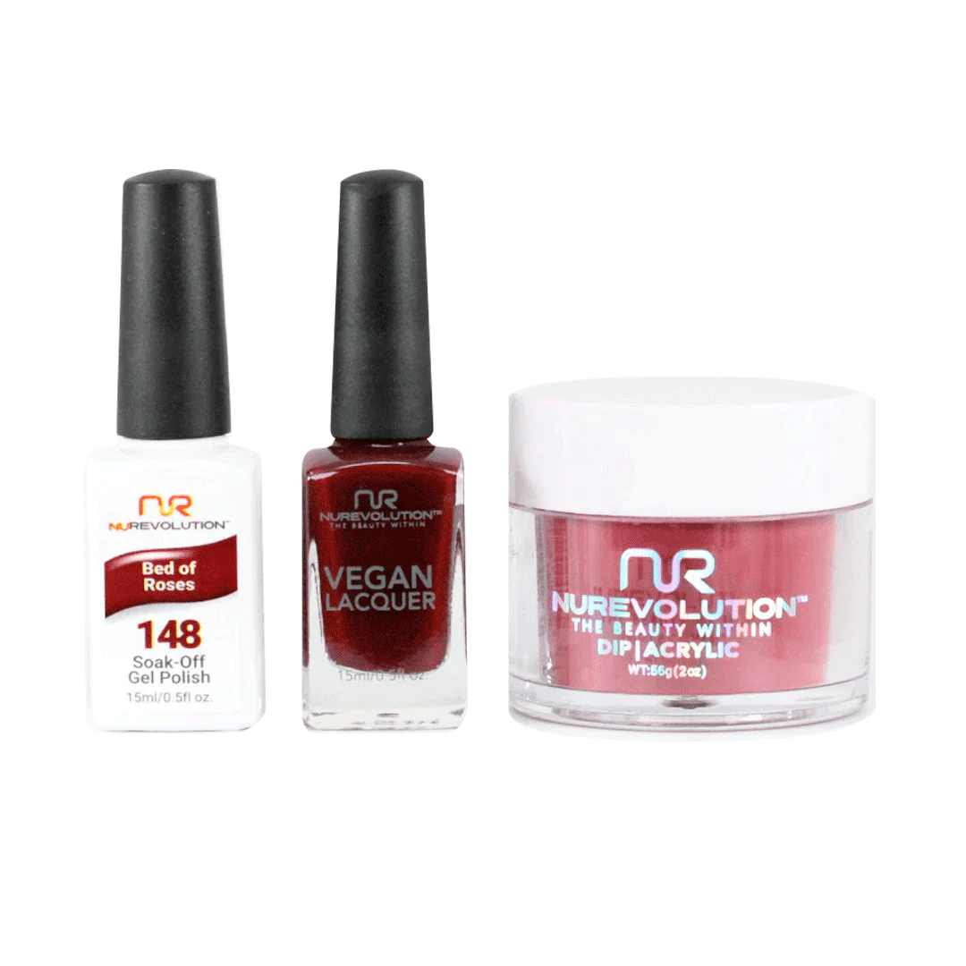 NuRevolution Trio set 148 Bed Of Roses - EMOI SUPPLY