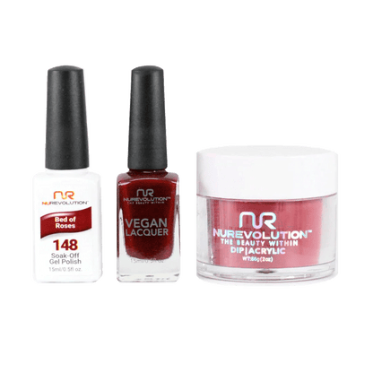 NuRevolution Trio set 148 Bed Of Roses - EMOI SUPPLY