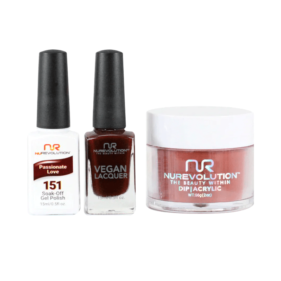 NuRevolution Trio set 151 Passionate Love - EMOI SUPPLY