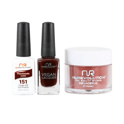 NuRevolution Trio set 151 Passionate Love - EMOI SUPPLY